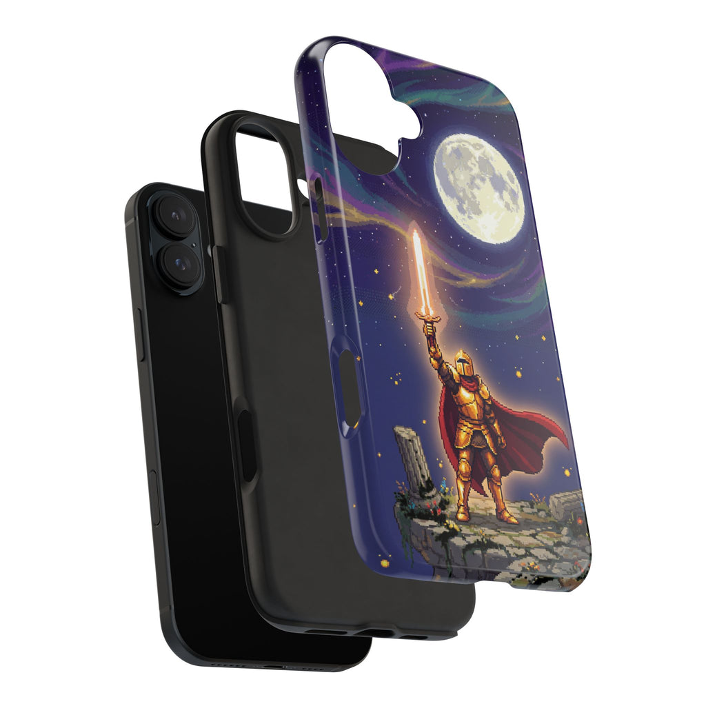Retro Pixel Quest Knight — Tough Phone Case