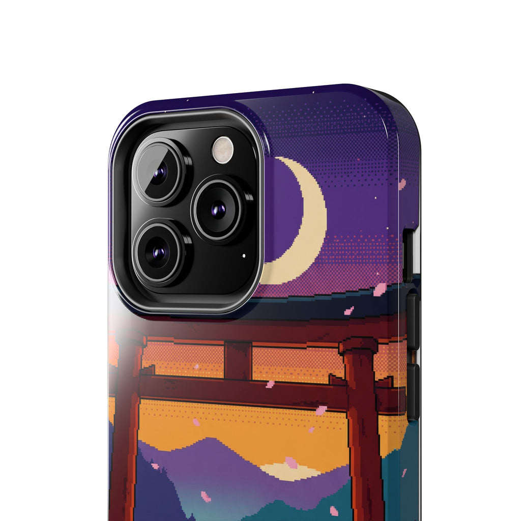 Retro Pixel Lone Samurai — Tough Phone Case