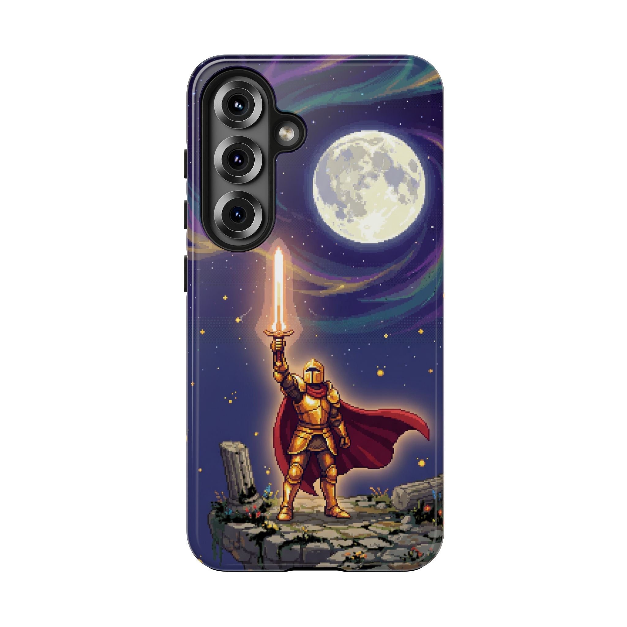 Retro Pixel Quest Knight — Tough Phone Case