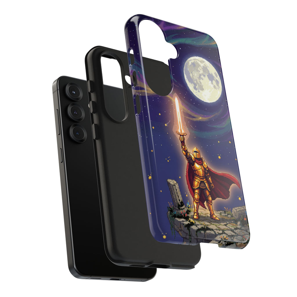 Retro Pixel Quest Knight — Tough Phone Case