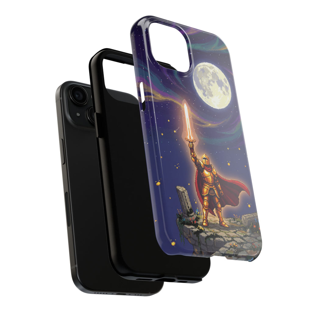Retro Pixel Quest Knight — Tough Phone Case