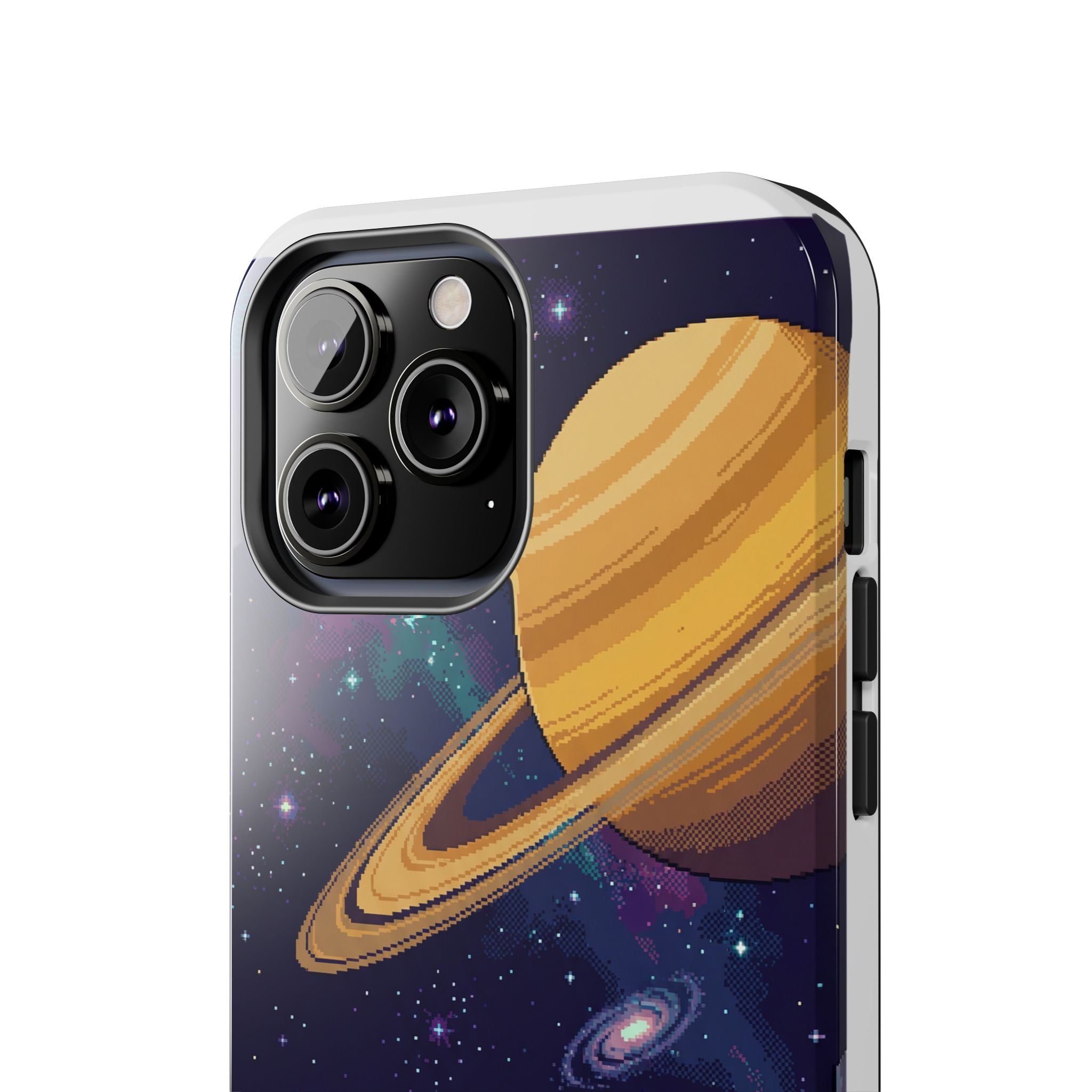 Retro Pixel Astronaut on an Alien World — Tough Phone Case