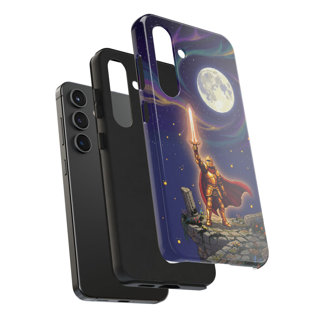 Retro Pixel Quest Knight — Tough Phone Case