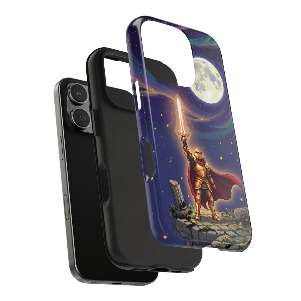 Retro Pixel Quest Knight — Tough Phone Case