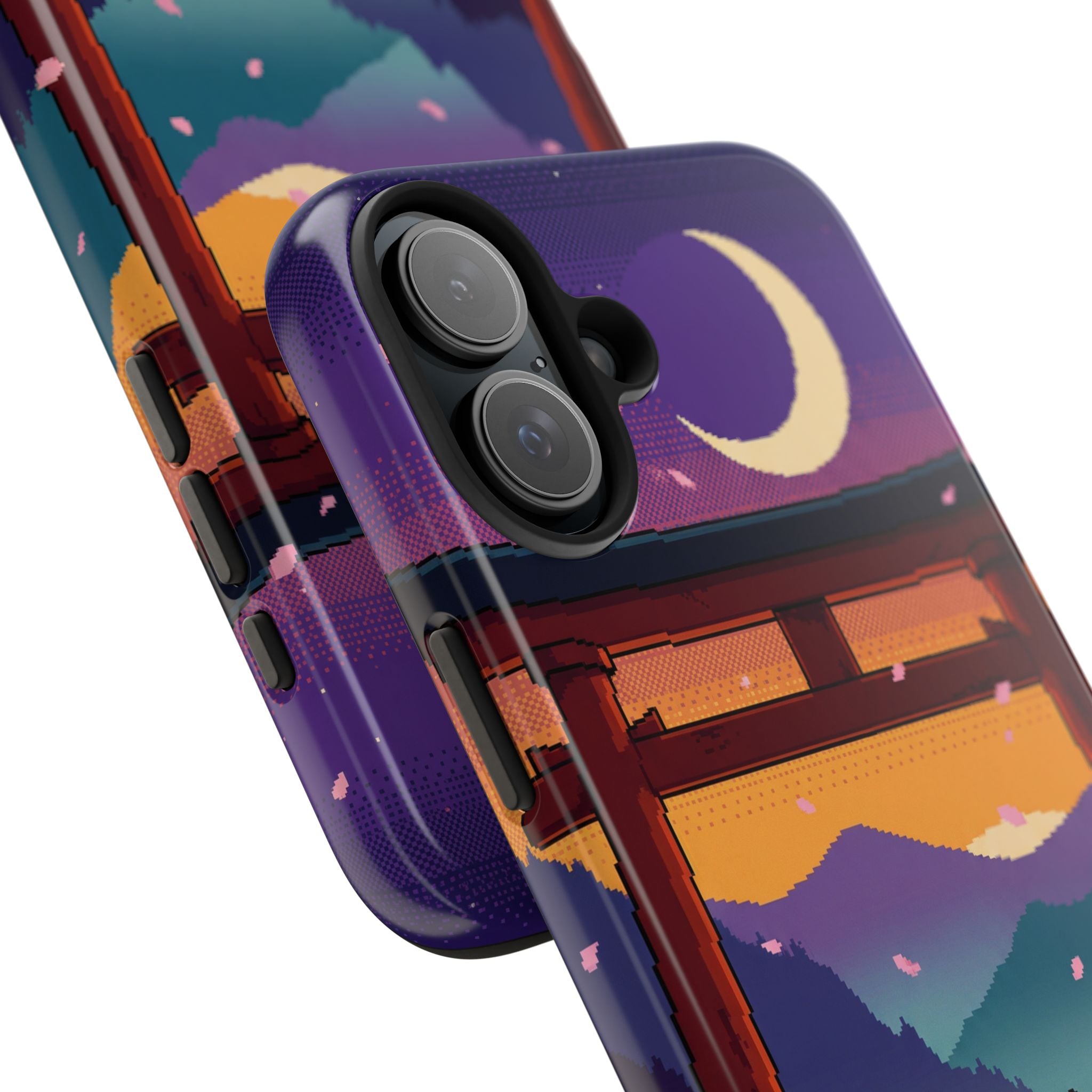 Retro Pixel Lone Samurai — Tough Phone Case