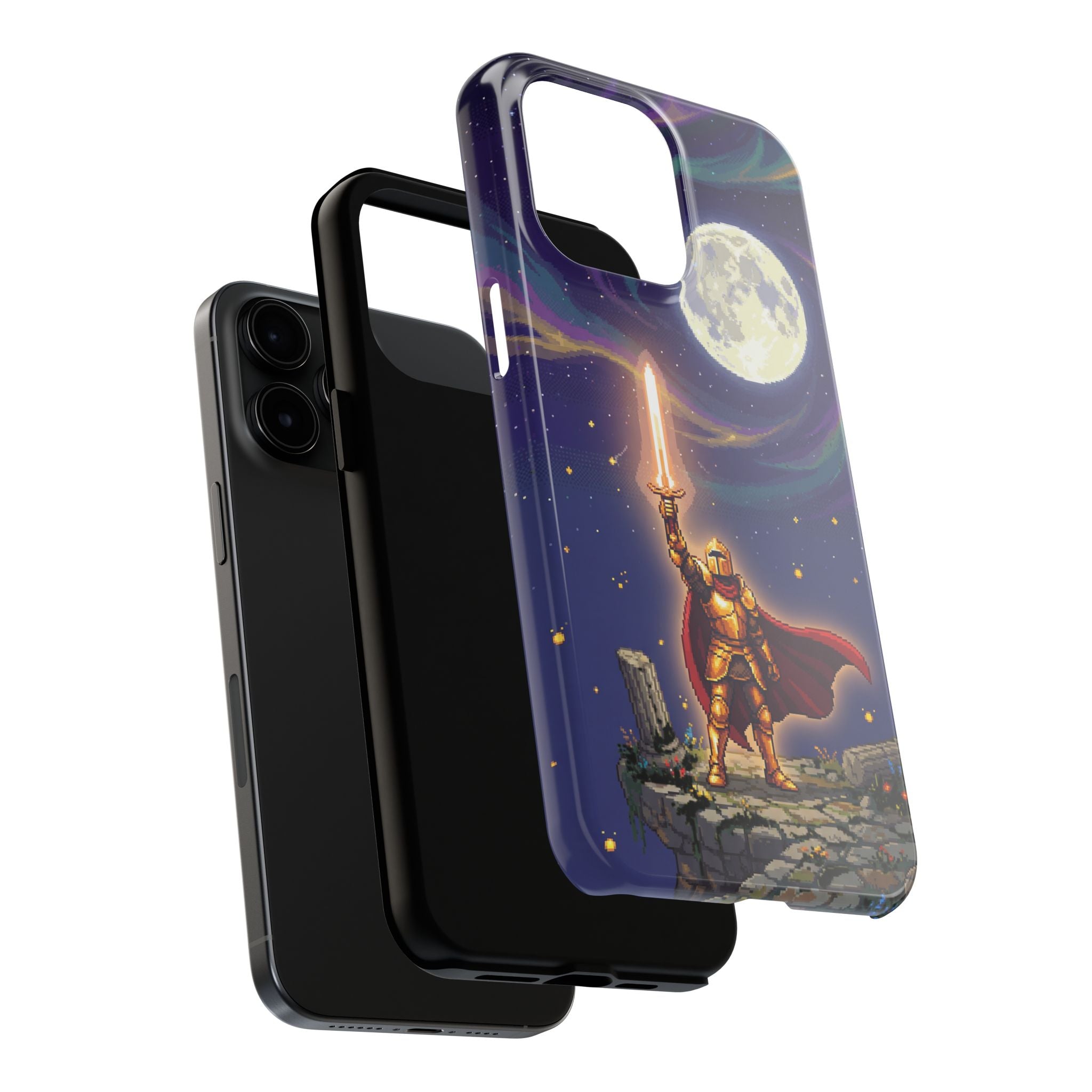 Retro Pixel Quest Knight — Tough Phone Case