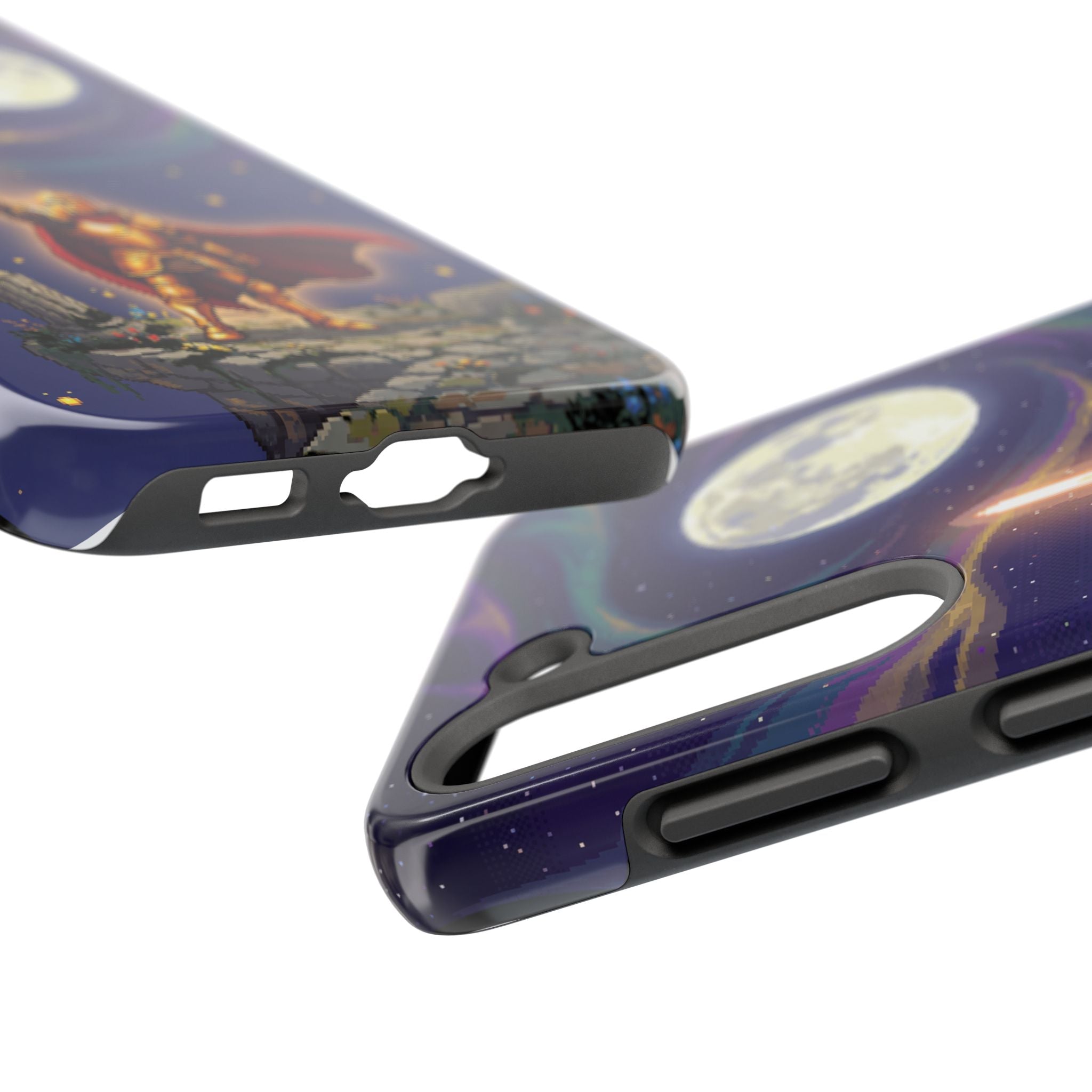 Retro Pixel Quest Knight — Tough Phone Case