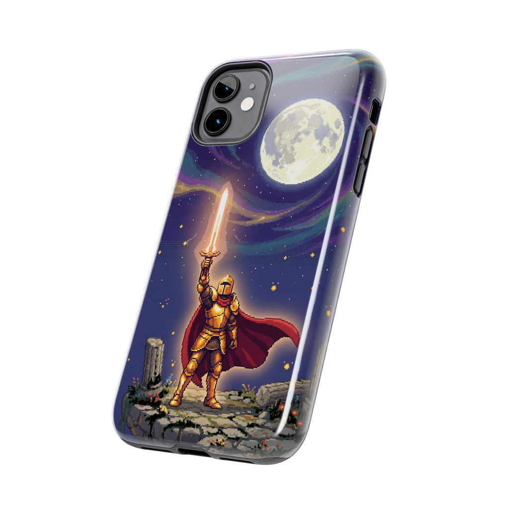 Retro Pixel Quest Knight — Tough Phone Case