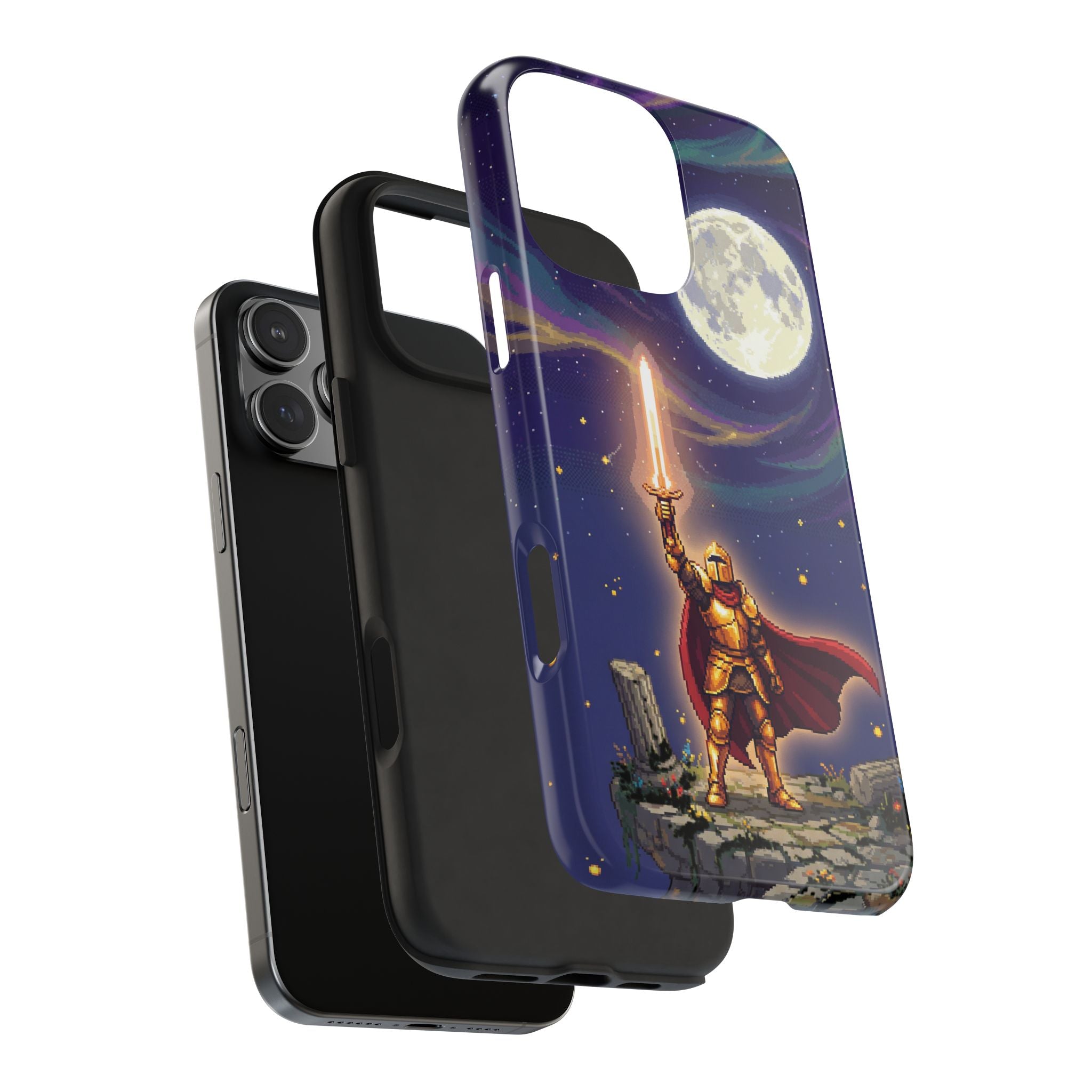 Retro Pixel Quest Knight — Tough Phone Case
