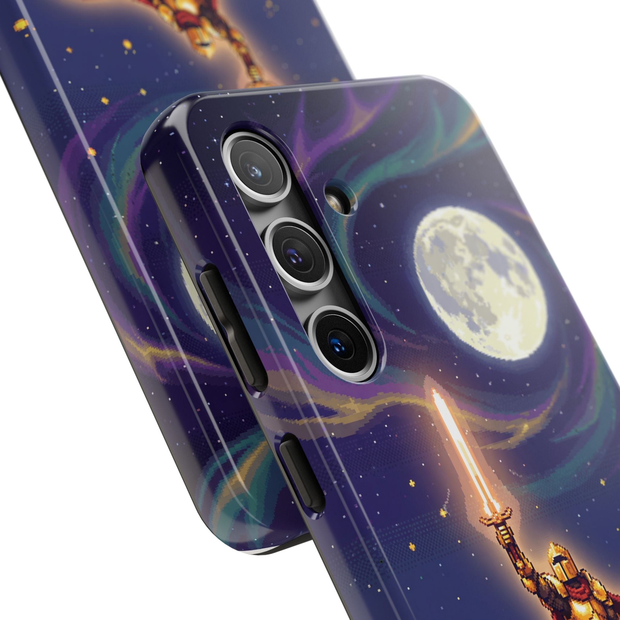 Retro Pixel Quest Knight — Tough Phone Case