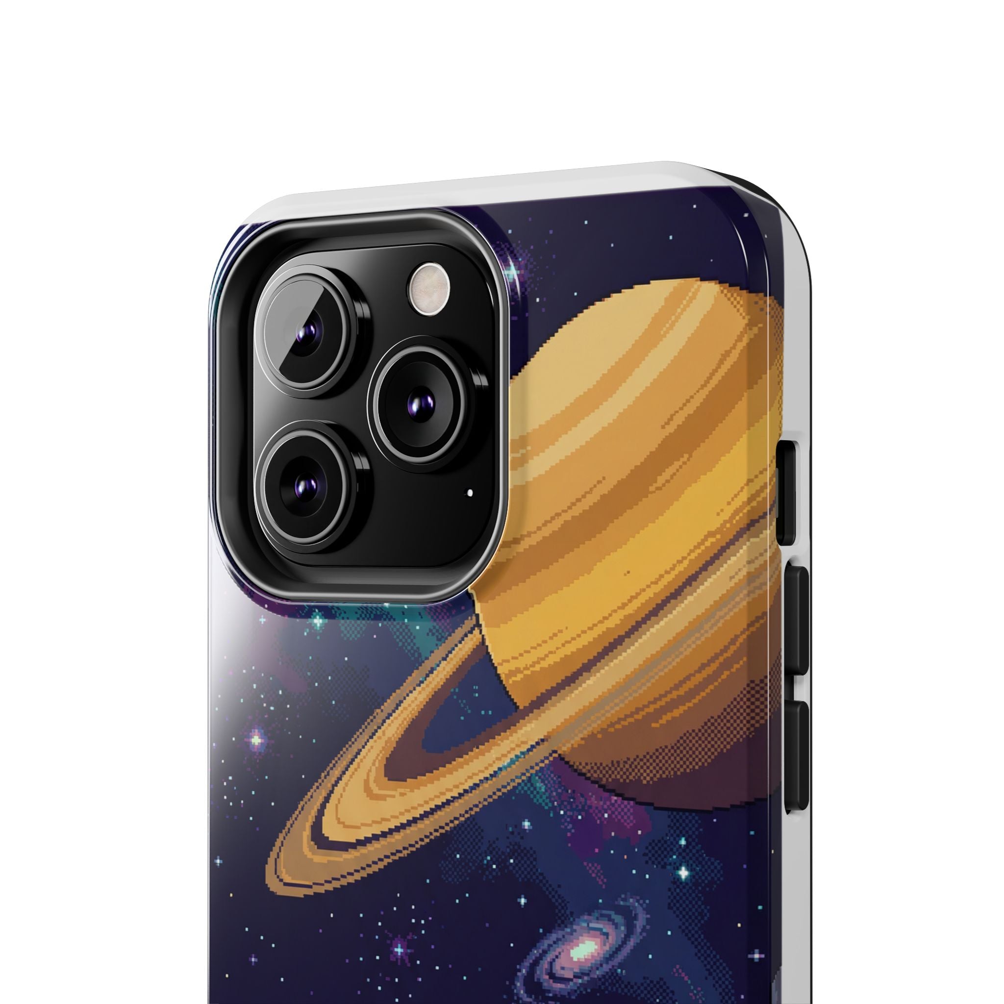 Retro Pixel Astronaut on an Alien World — Tough Phone Case