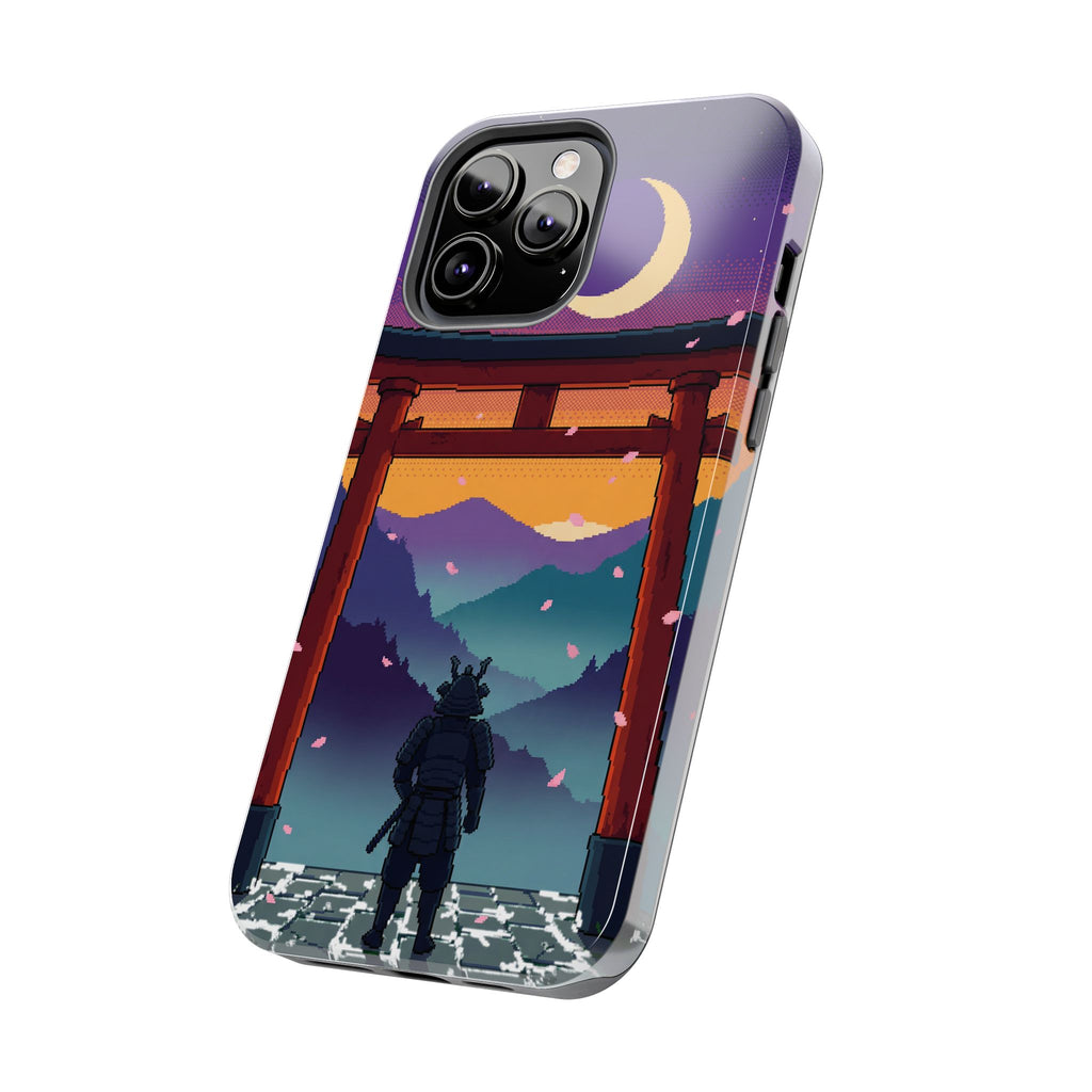 Retro Pixel Lone Samurai — Tough Phone Case