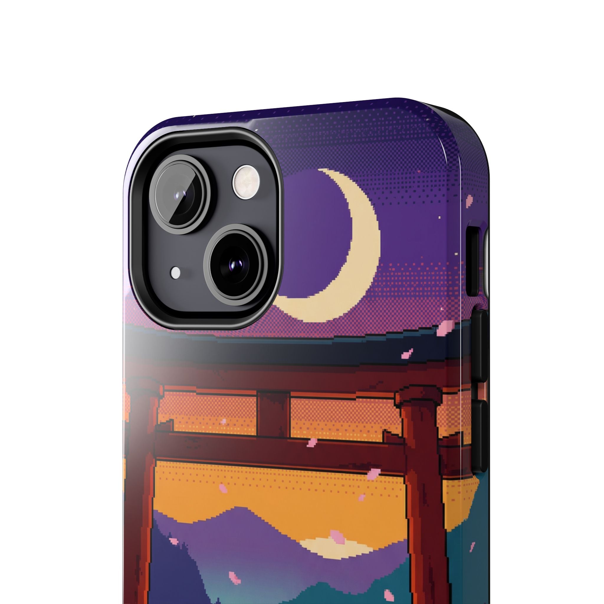 Retro Pixel Lone Samurai — Tough Phone Case