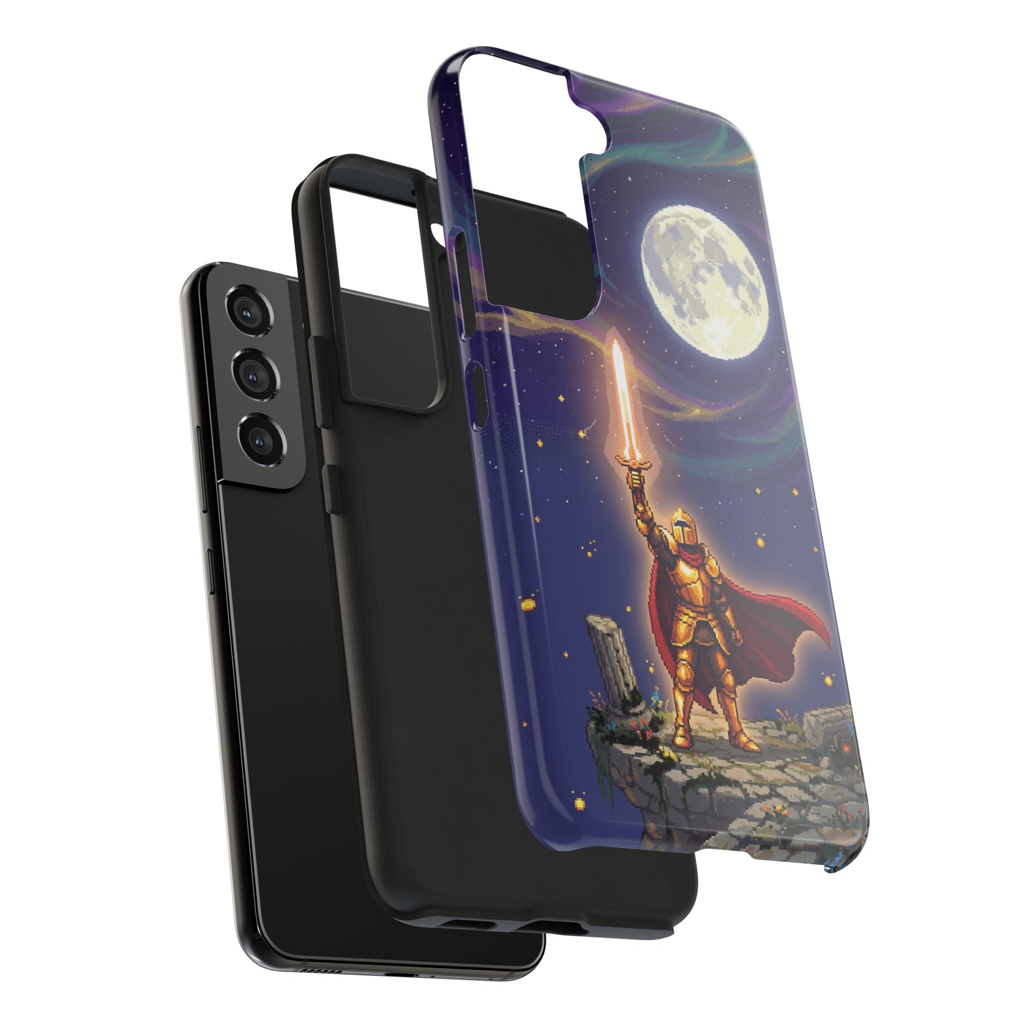 Retro Pixel Quest Knight — Tough Phone Case