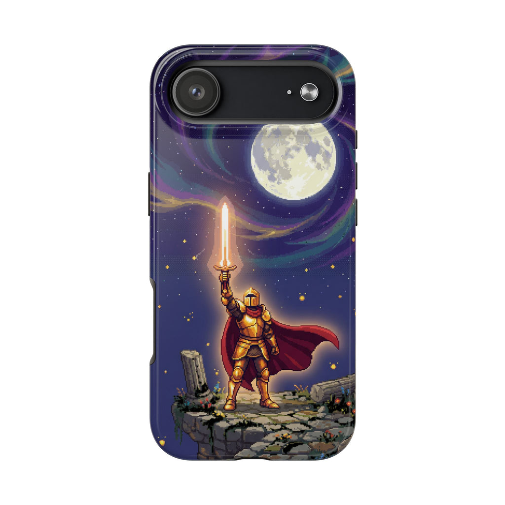 Retro Pixel Quest Knight — Tough Phone Case