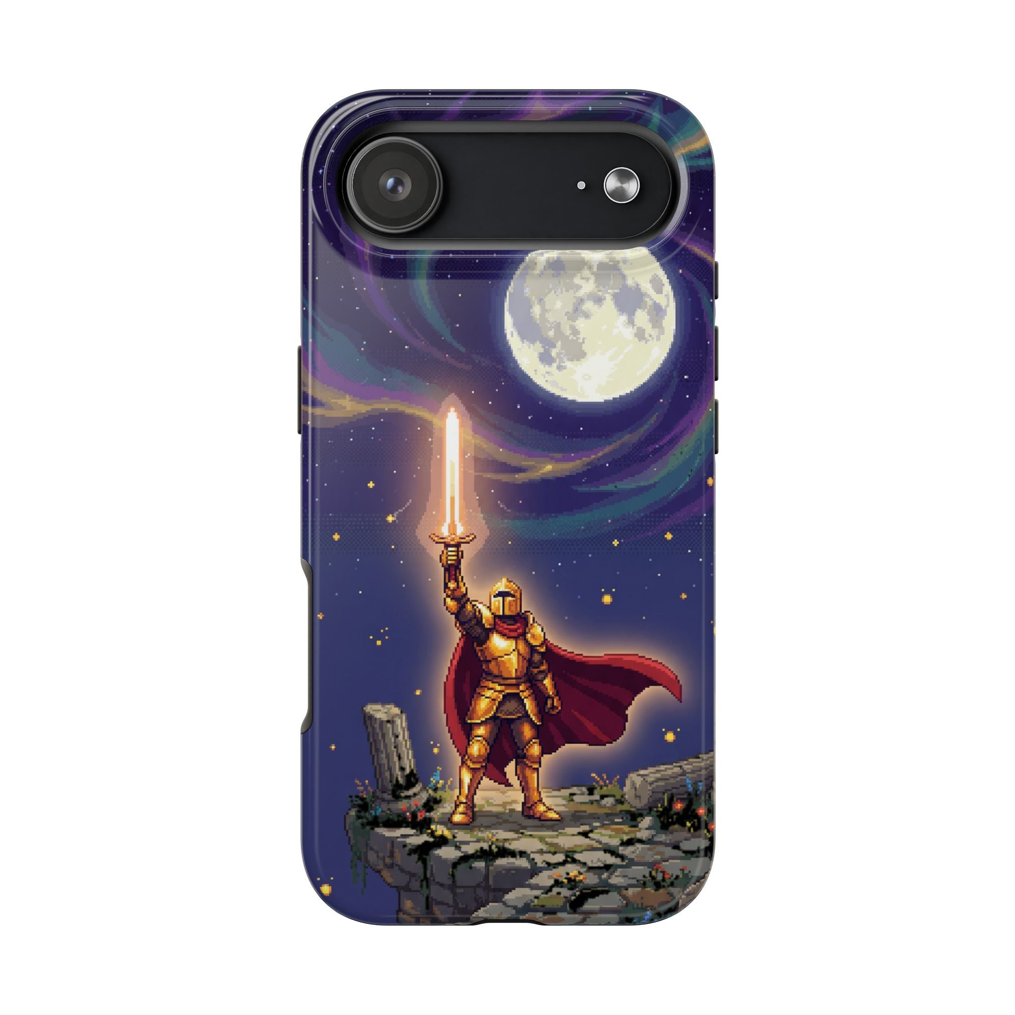 Retro Pixel Quest Knight — Tough Phone Case