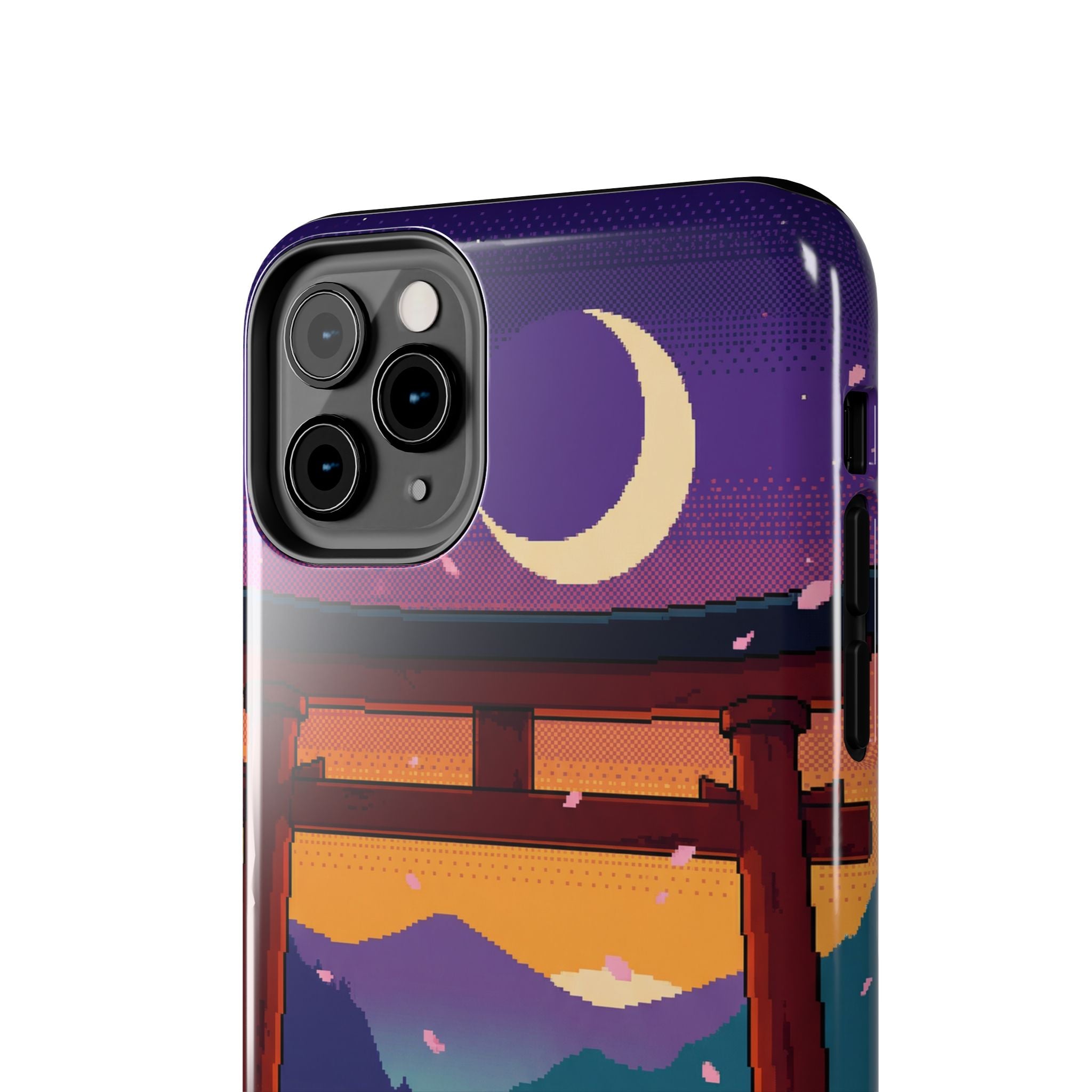 Retro Pixel Lone Samurai — Tough Phone Case