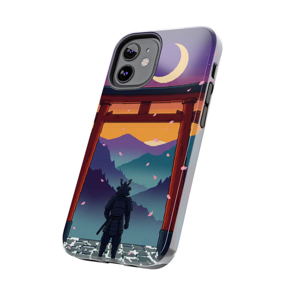 Retro Pixel Lone Samurai — Tough Phone Case