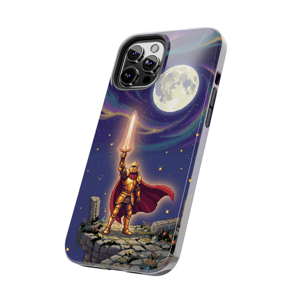 Retro Pixel Quest Knight — Tough Phone Case