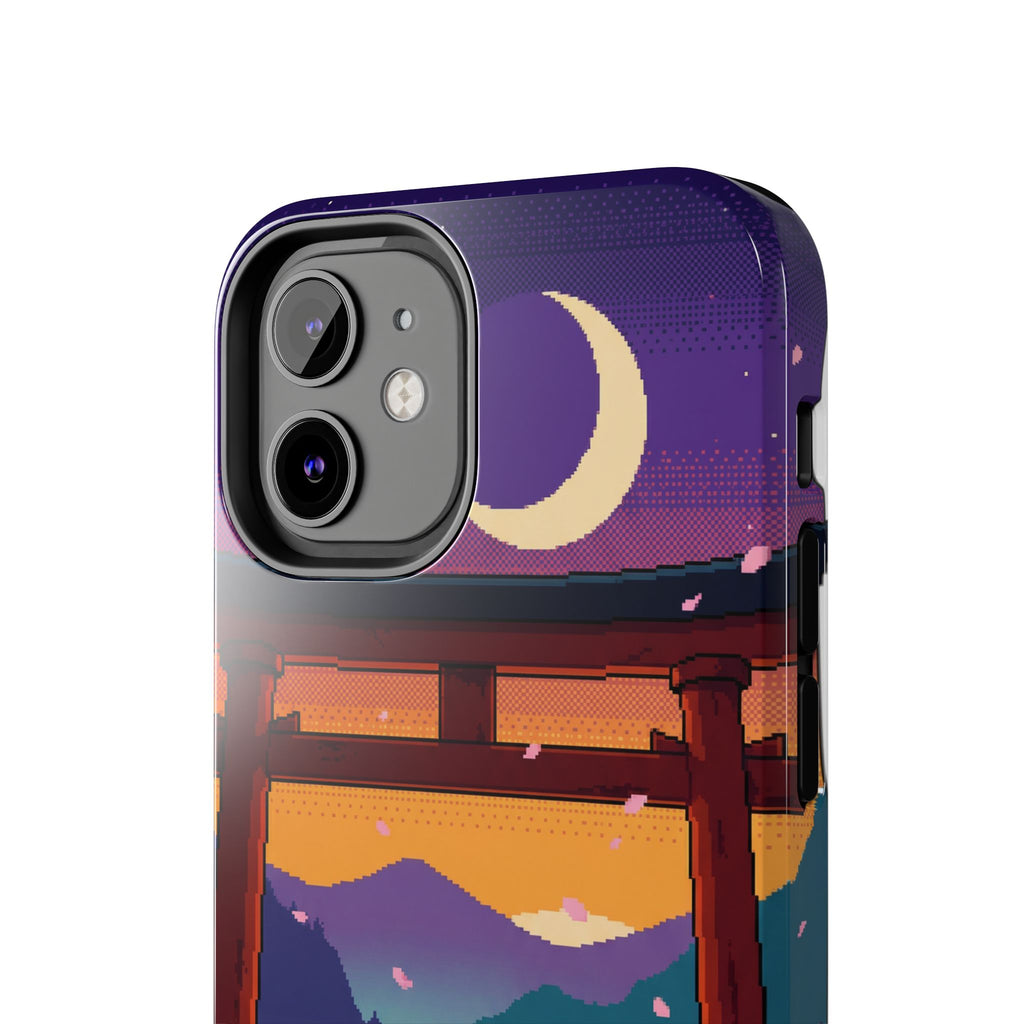 Retro Pixel Lone Samurai — Tough Phone Case