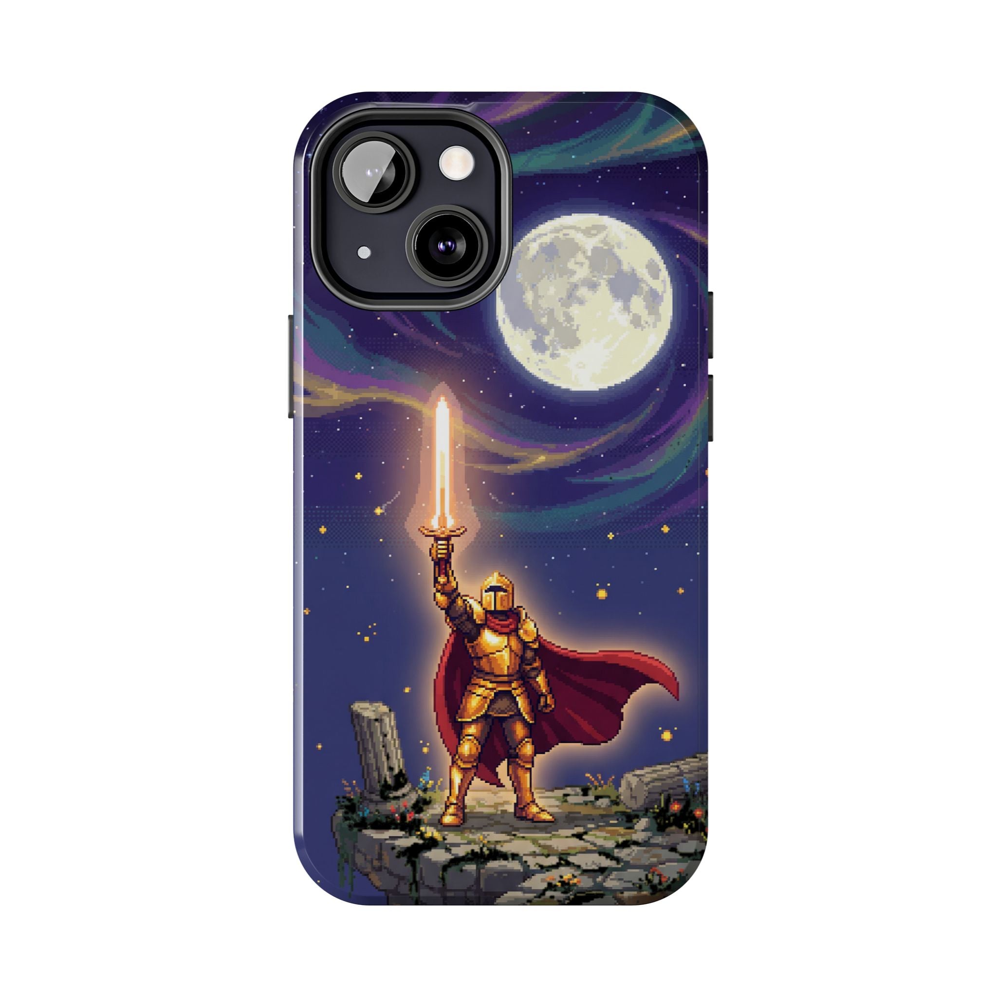 Retro Pixel Quest Knight — Tough Phone Case