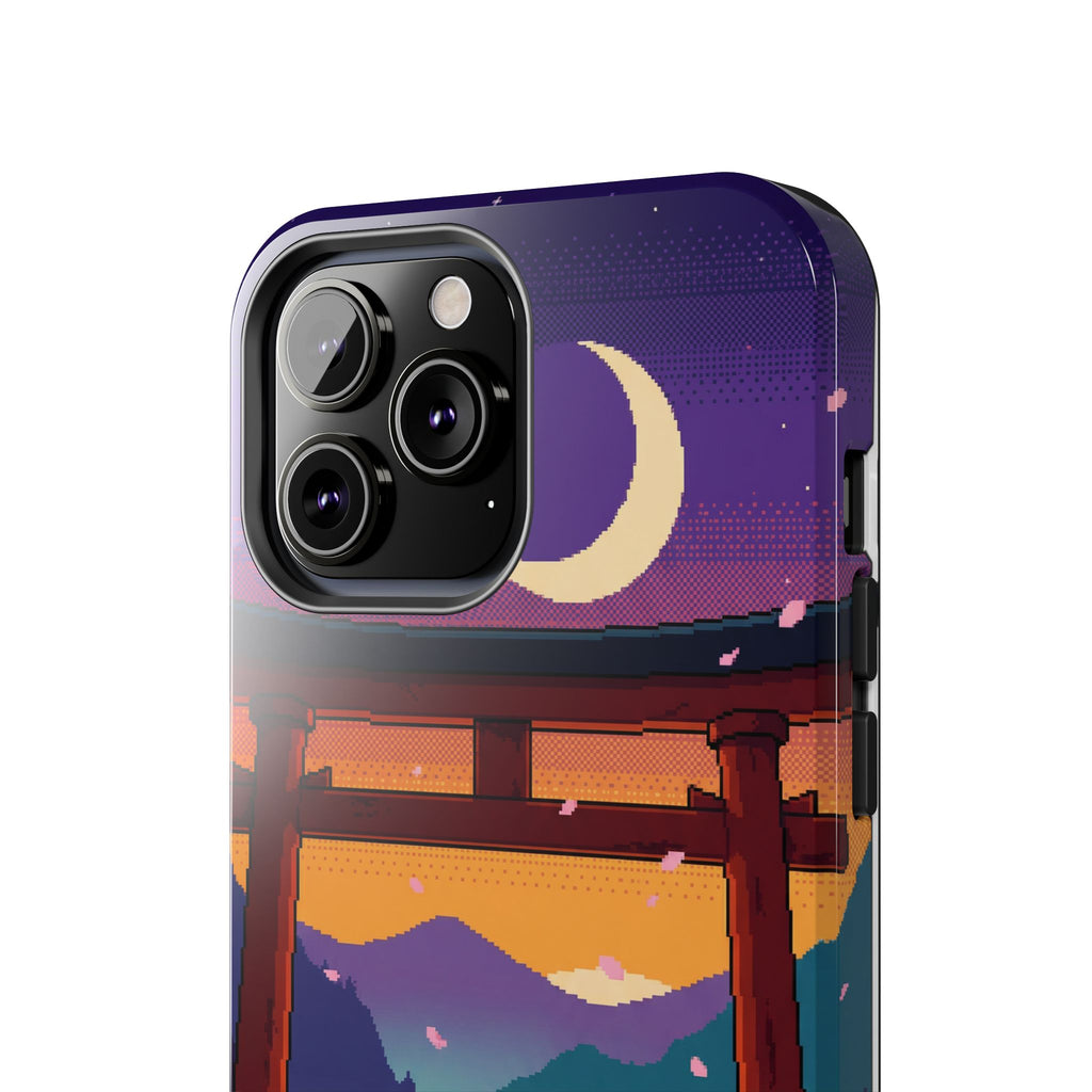 Retro Pixel Lone Samurai — Tough Phone Case