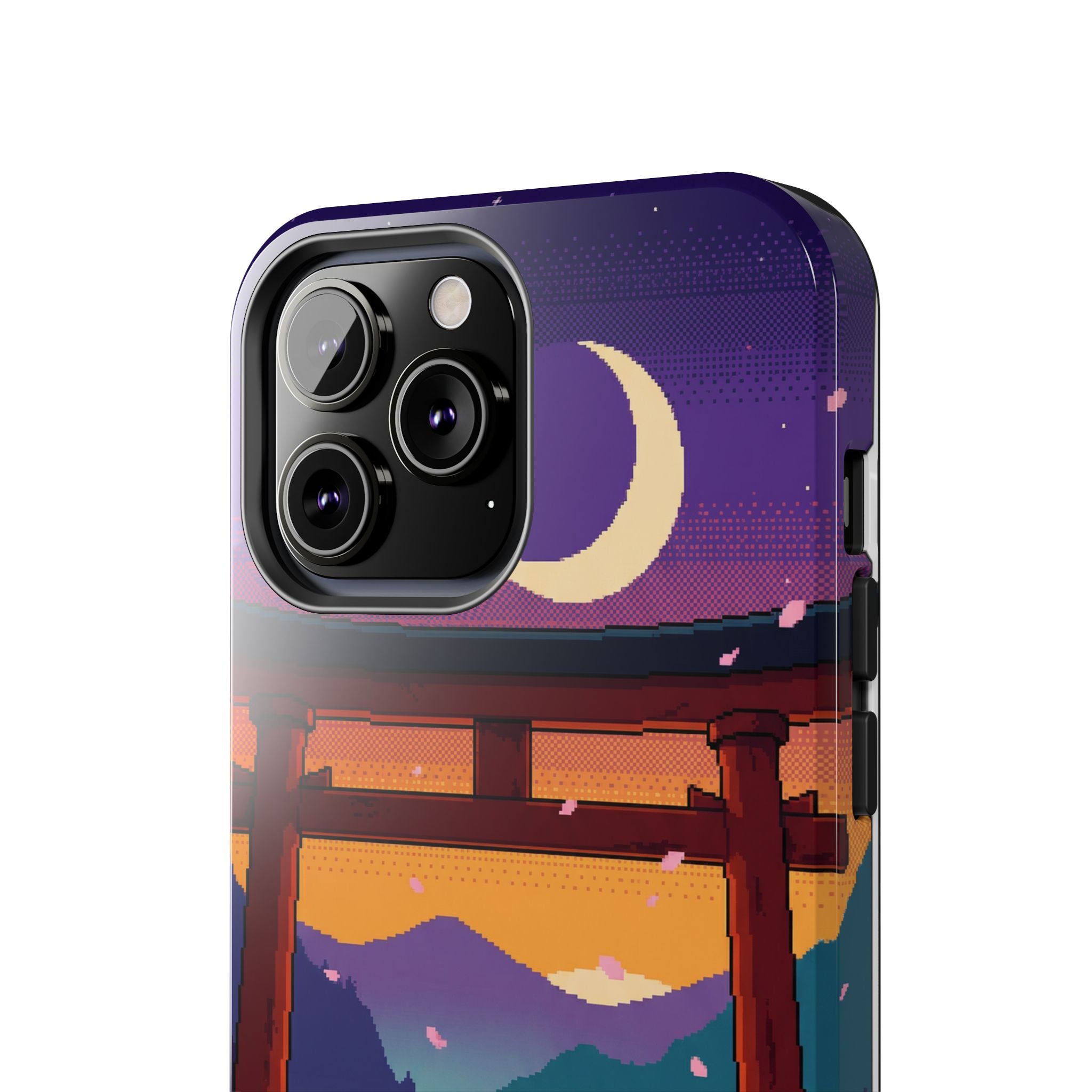 Retro Pixel Lone Samurai — Tough Phone Case