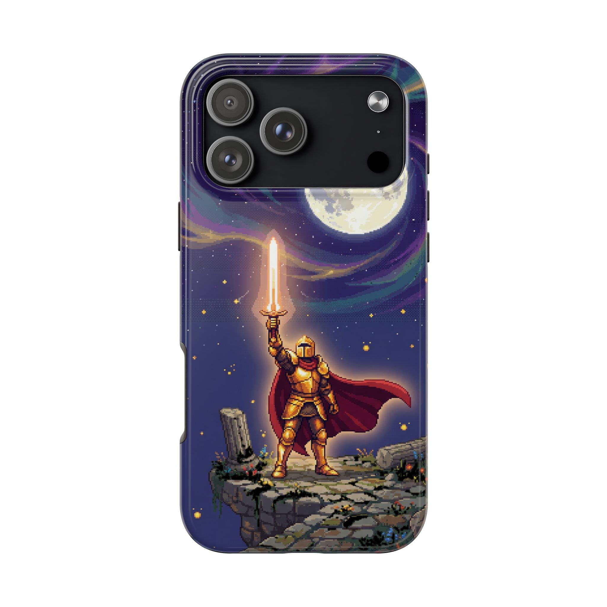 Retro Pixel Quest Knight — Tough Phone Case