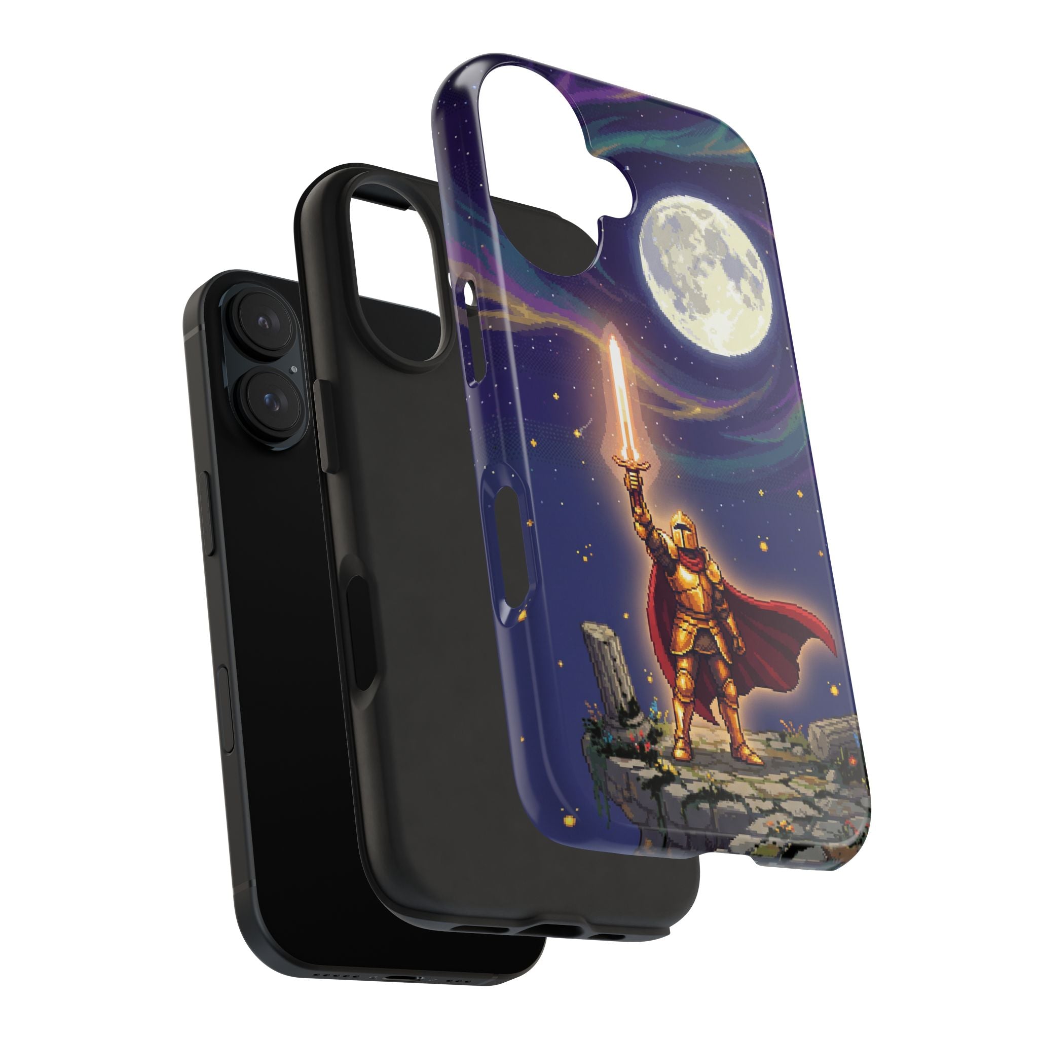 Retro Pixel Quest Knight — Tough Phone Case