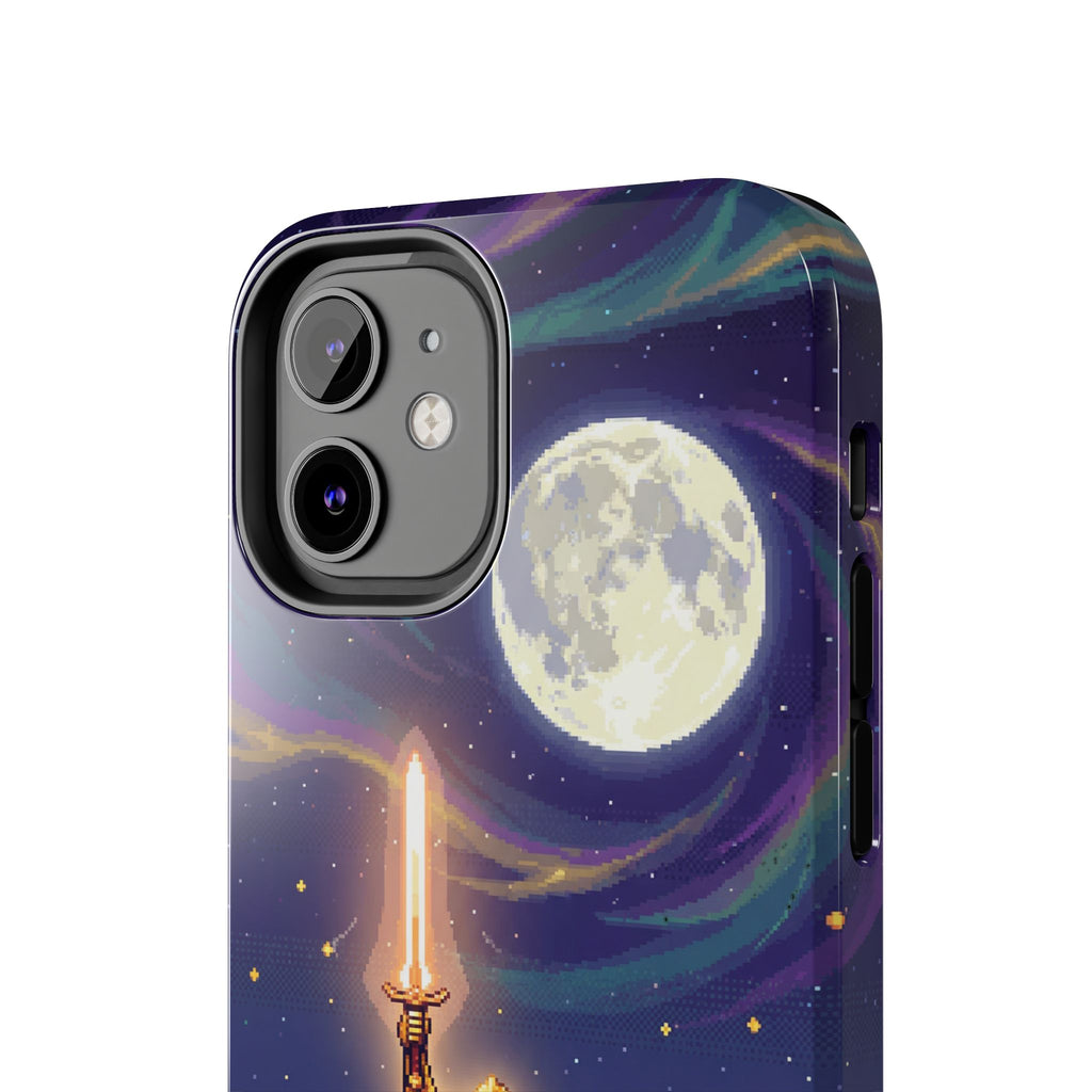 Retro Pixel Quest Knight — Tough Phone Case
