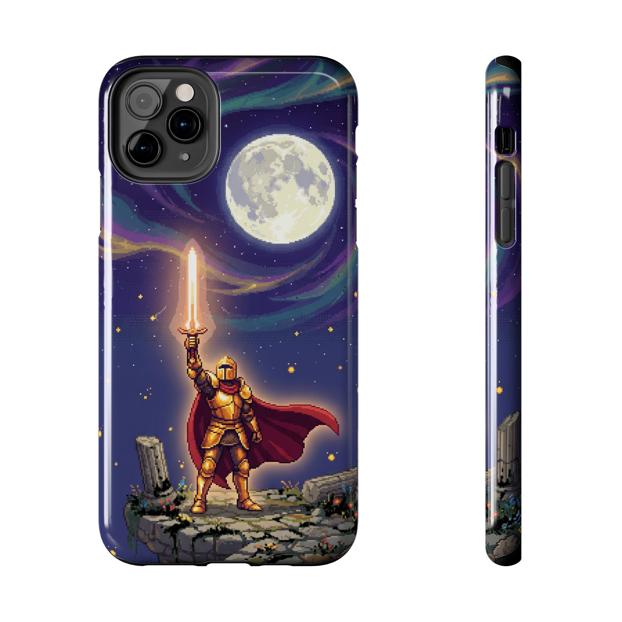 Retro Pixel Quest Knight — Tough Phone Case