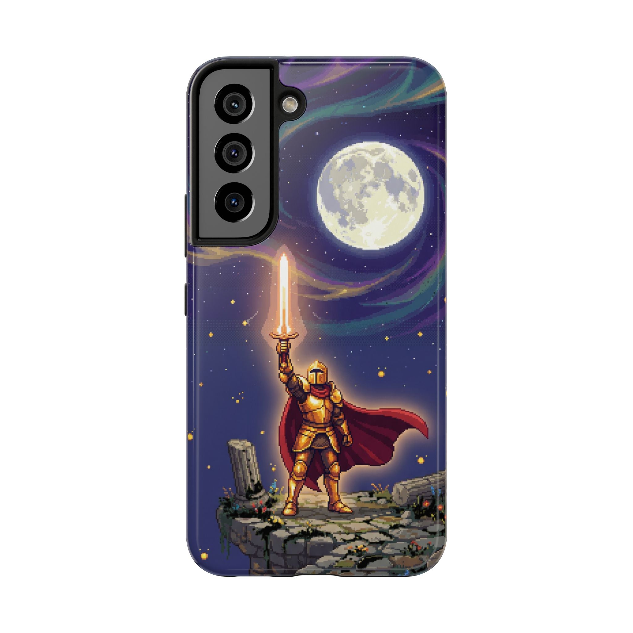 Retro Pixel Quest Knight — Tough Phone Case