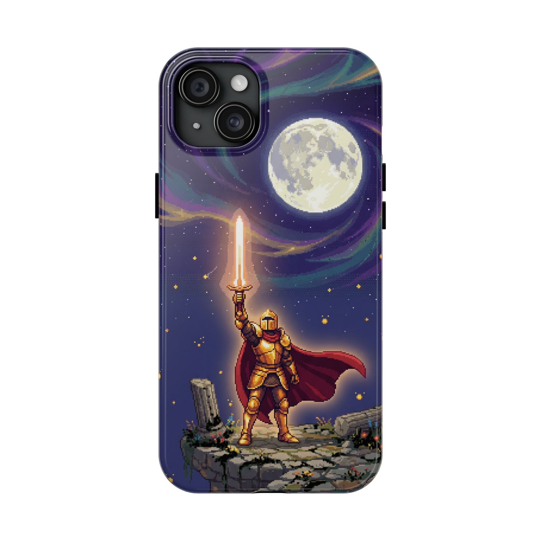 Retro Pixel Quest Knight — Tough Phone Case