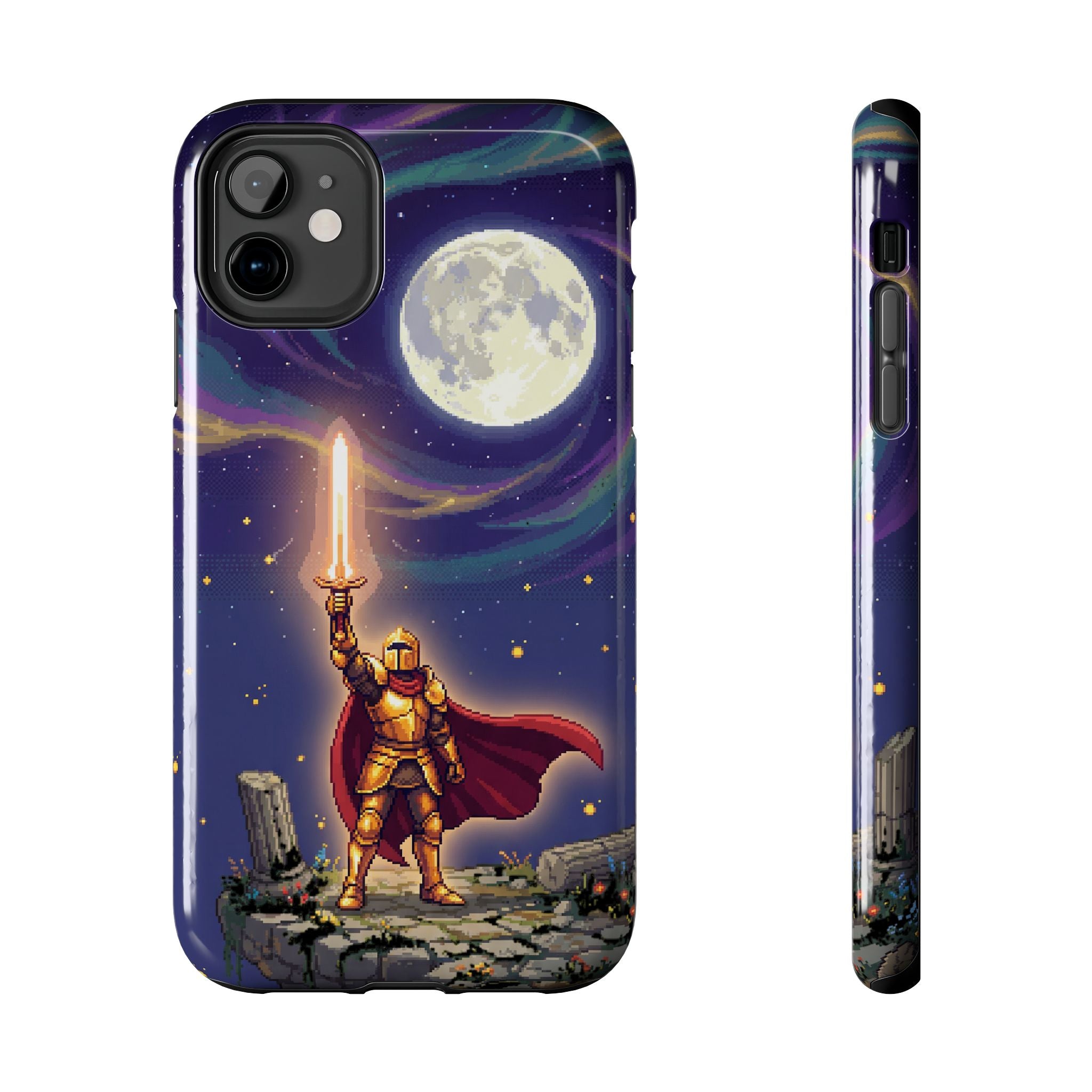 Retro Pixel Quest Knight — Tough Phone Case
