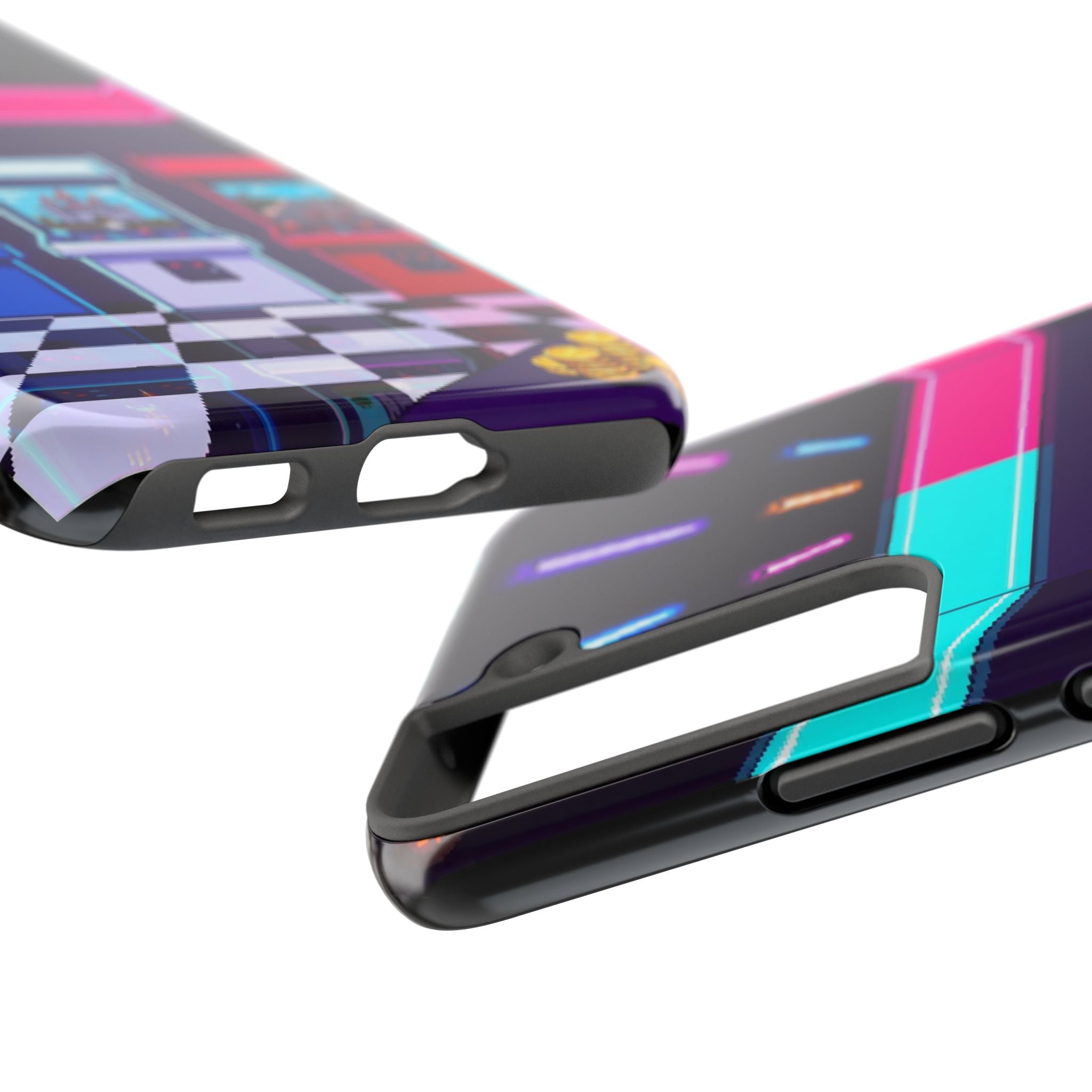 Retro Pixel Arcade Nights — Tough Phone Case